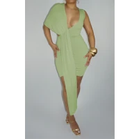 RIA Dress - Pistachio