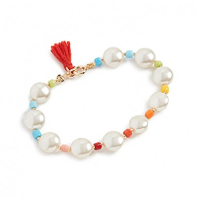 Pancake Imitation Pearl Bracelet