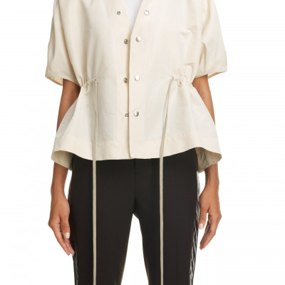 Womens Rick Owens Drawstring Waist Top