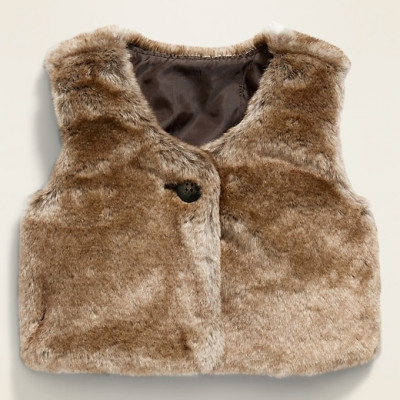 Faux-Fur Vest for Baby