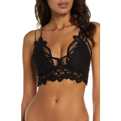 Womens Free People Intimately Fp Adella Longline Bralette