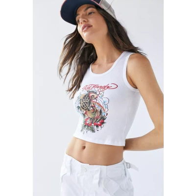 Ed Hardy Koi Fish Tank Top