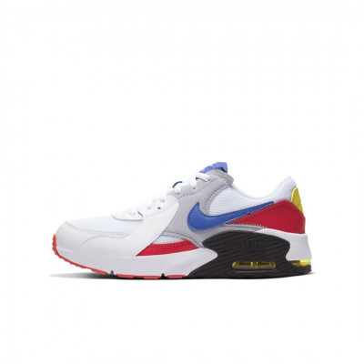 Nike Air Max Excee Big Kids Shoe Size 3.5Y (White/Bright Cactus) CD6894-101
