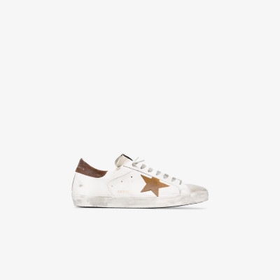 Golden Goose white Superstar leather sneakers