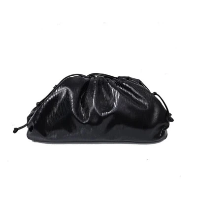 Drawstring Clutch Bag Ruched Shoulder Bag