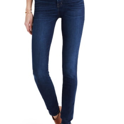 Womens Madewell 10-Inch High Rise Skinny Jeans