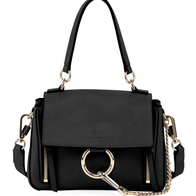 Faye Daye Mini Leather/Suede Shoulder Bag