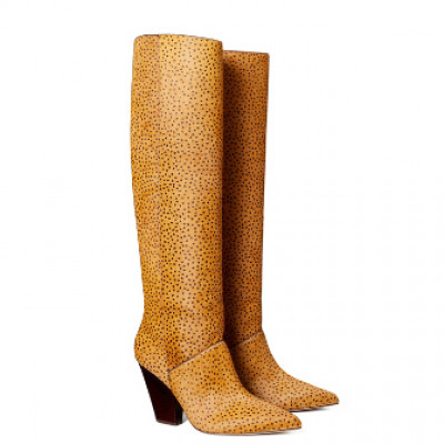 Tory Burch Lila Calf Hair Knee Boot