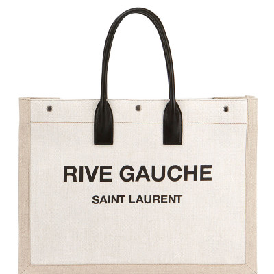 Noe Cabas Large Rive Gauche Canvas Tote Bag