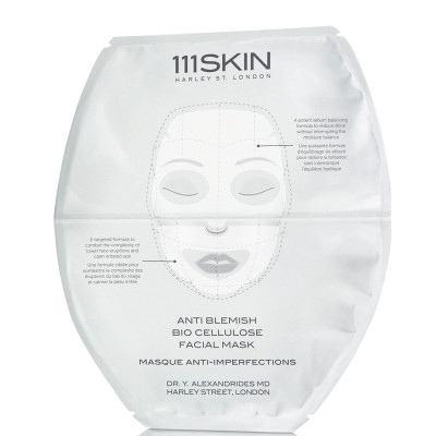 Anti Blemish Bio Cellulose Facial Mask, Five