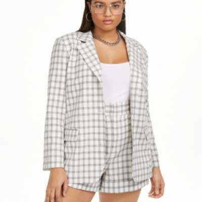 Danielle Bernstein Plus Size Structured Blazer, Created for Macys