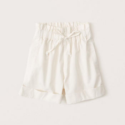 Women's Twill Paperbag Shorts | Women's Bottoms | Abercrombie.com