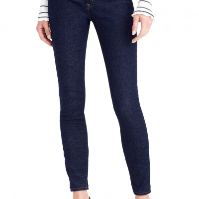 Womens J.crew Toothpick High Rise Jeans