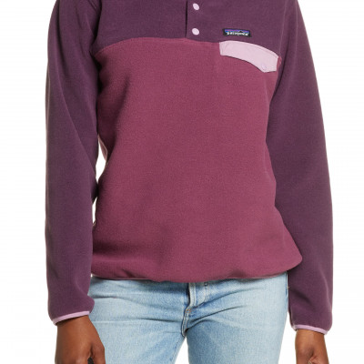 Womens Patagonia Synchilla Snap-T Recycled Fleece Pullover
