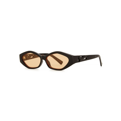 Le Specs Petite Panthre Black Sunglasses