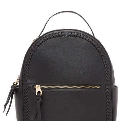 Calpak Kaya Faux Leather Round Backpack - Black