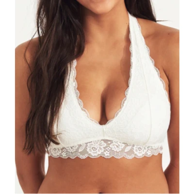 GILLY HICKS LACE HALTER BRALETTE