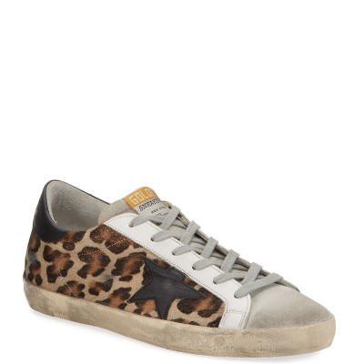 Superstar Leopard Calf Hair Sneakers