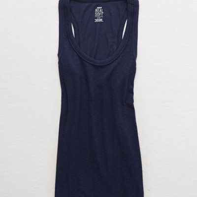 Aerie Gamechanger Tank Womens Navy