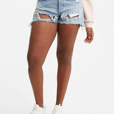 Levis 501 High Rise Shorts - Womens 27