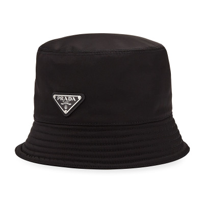 Mens Nylon Bucket Hat with Logo
