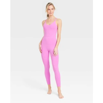 all in motion, Pants & Jumpsuits, Womens Brushed Sculpt Full Length  Bodysuit All In Motion