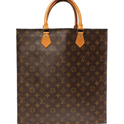 Louis Vuitton Mint Tote Bag Sac Plat Monogram Women