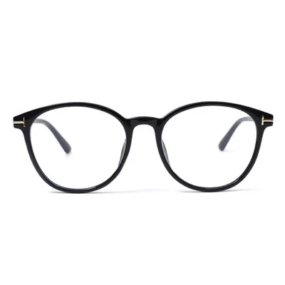 Ackerm Round Black Glasses