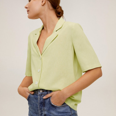 Buttoned Flowy Shirt