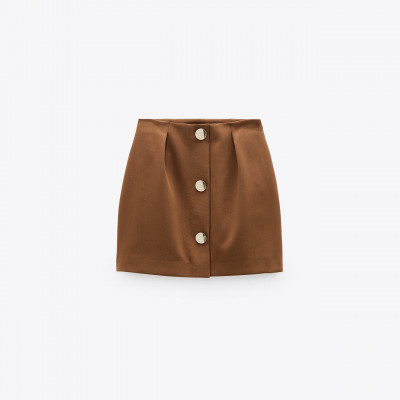 Skort With Buttons