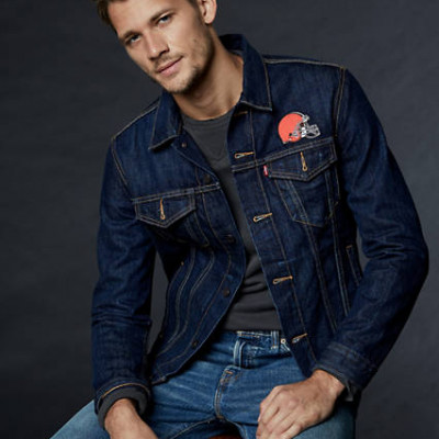 Levis NFL Denim Trucker Jacket - Mens